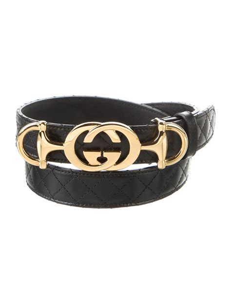 gucci leather belt with interlocking g horsebit|gucci imprime belt.